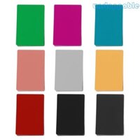 Unstop * Nhiều Màu Trống Thăng Hoa Thẻ Tên Kim Loại Khắc Thẻ Đánh Dấu Ấn Tượng Kinh Doanh Tham Quan Thẻ Tên Cho Tắt