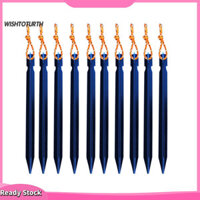 Ước nguyện| 10 Chiếc 18cm Hợp Kim Nhôm Nặng Lều Cắm Trại Ngoài Trời Cọc Chốt Móng Tay