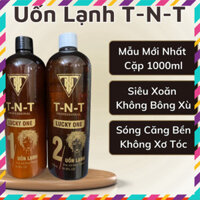 Uốn lạnh TNT LUCKY ONE , Thuốc uốn tóc lạnh cho nam - nữ ,Sóng Căng Bền Không Xơ Tóc, Chính Hãng - 1000ml