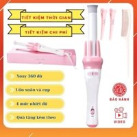 [Uốn Siêu Tốc] Máy Uốn Tóc Mini Xoay Tự Động 360 độ VIVID & VOGUA 2 Chức Năng Uốn Và Cụp