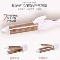 Uốn thẳng Dụng cụ uốn tóc bằng sắt công dụng kép Máy duỗi tóc Mini Nẹp điện nhỏ Khóa bên trong không làm tổn thương tóc Học sinh uốn tóc lớn Dụng cụ tiện dụng lười biếng20250331