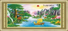 Tranh gắn đá TDD-H748 - 1.6m
