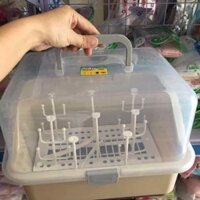 Úp bình sữa có nắp đậy