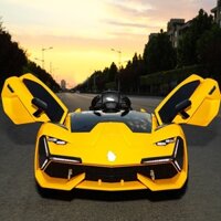 up sales Xe ô tô điện, siêu xe Lamborghini Nel 603 cho bé full box có kết nối Bluetooth