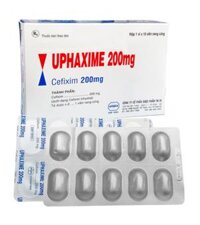 Uphaxime 200mg TW25 (Cefixim) Điều trị một số bệnh nhiễm khuẩn /16 ( Hộp 10 viên)