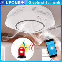 UPONE Báo động rò rỉ gas Thiết bị kiểm tra Wifi 85Db cho ứng dụng TUYA Smart Life 110‑230V