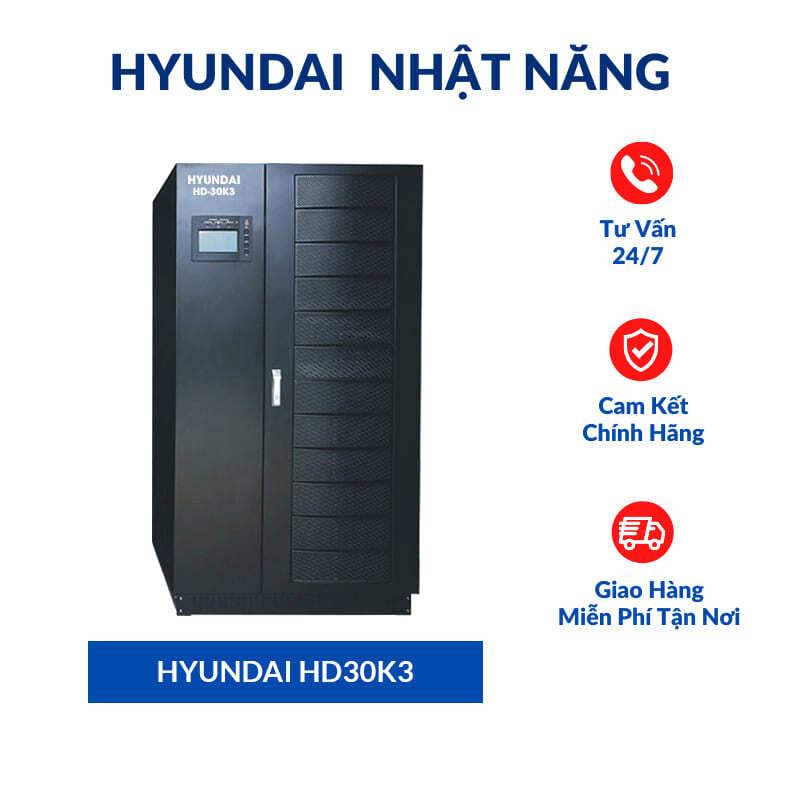 Bộ lưu điện UPS HyunDai HD-30K3 (30KVA; 24KW)