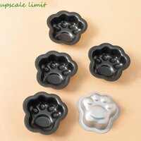 Upscale GIỚI HẠN 5 Chiếc Chảo Bánh, Nhôm Dễ Dàng Tháo Lắp Móng Vuốt Mèo Cupcake Khuôn Phụ Kiện Nhà Bếp Mini Chống Dính Khuôn Bánh Ngọt Trẻ Em