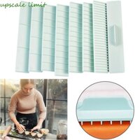 Upscale GIỚI HẠN 8 Thước Bánh Quy, Khuôn Cán Bánh Quy Màu Xanh, Phụ Kiện Làm Bánh Có Tay Cầm ABS Cookie Độ Dày Dụng Cụ Đo Fondant Icing