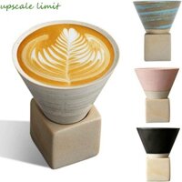 Upscale GIỚI HẠN Cốc Trà Phễu Hình Mới Lạ Retro Gốm Sứ Đồ Uống