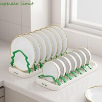 Upscale GIỚI HẠN Giá phơi bát, Dụng cụ thoát nước bát đĩa cây thông Noel dung tích lớn bằng nhựa, Tiết kiệm không gian sáng tạo Giá đựng bát đĩa có thể tháo rời Nhà bếp