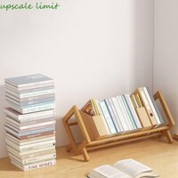 Upscale GIỚI HẠN Kệ trưng bày sách bằng gỗ, Giá lưu trữ tạp chí tre miễn phí Burr, Phong cách cổ điển Lắp ráp nhanh Tiết kiệm không gian Xây dựng chắc chắn Câu chuyện kệ sách để bàn