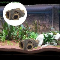 Upscale GIỚI HẠN Nhà Cá Nhựa Rỗng Cây Thân Cây Cá Trang Trí Hang Gỗ Nhà Gỗ Cảnh Quan