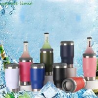 Upscale LIMIT Bia Cách Nhiệt Cốc, Thép Không Gỉ Có Dụng Cụ Mở Chai Bia Cốc Làm Mát, Bình Giữ Nhiệt Chân Không 14oz Cốc Cách Nhiệt Hai Lớp Xe Gắn