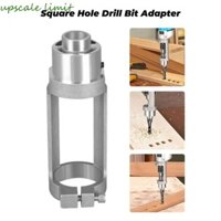 Upscale LIMIT Bộ chuyển đổi mũi khoan lỗ vuông, Dụng cụ mở lỗ mộng Giá đỡ cố định mũi khoan, Cố định tiện lợi Chắc chắn Lắp đặt khớp Mortiser Bit Chế biến gỗ