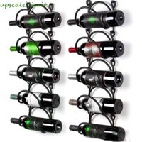 Upscale LIMIT Giá Đựng Rượu, Giá Đựng Chai Rượu Treo Tường 5 Lớp, Đen / Trắng Đa Năng Có Giá Treo Khăn Sắt Kệ Trưng Bày Rượu Phòng Tắm