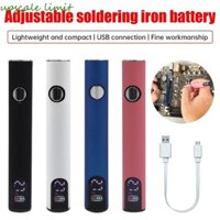 Upscale LIMIT Sắt Hàn Điện, 510 Chủ Đề 400mah Thiết Bị Hàn, Dụng Cụ Điện 3 Cấp Độ Màn Hình Kỹ Thuật Số Di Động Hàn Bộ Bút Sắt Linh Kiện Điện Tử