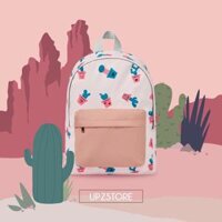 UPZ Balo In Hoạ Tiết 12 Mẫu - Cactus Hồng Túi Trơn