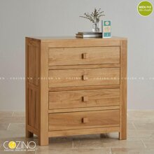 Tủ 4 ngăn kéo Capri gỗ sồi