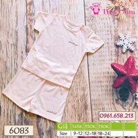 [UR 6083] Bộ QA Uala Rogo cộc tay vân khỉ cho bé