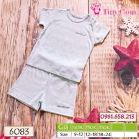 [UR 6083] Bộ QA Uala Rogo cộc tay vân khỉ cho bé