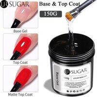 Ur SUGAR 150g Sơn móng tay Trong suốt Ngâm móng tay nghệ thuật Gel Varnish Base Top Coat