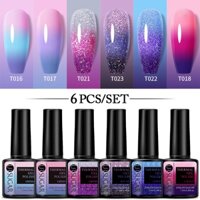 UR SUGAR 7.5ml ngâm nước thay đổi màu sắc nhiều màu tùy chọn Set 4/ 6 lọ gel sơn móng tay