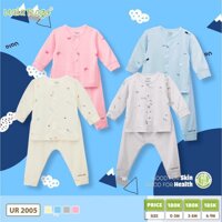 UR2005 Bộ quần áo dài cài giữa sơ sinh UALA ROGO