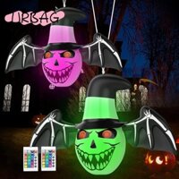 [Urbag] Búp bê bơm hơi Halloween, Đèn dạ quang PVC Đèn ma bơm hơi, Quà tặng Halloween DIY Ủng hộ bữa tiệc Đồ chơi mô hình bơm hơi ngoài trời