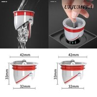 Urjumpea 2 chiếc Vòi hoa sen thoát nước dòng chảy ngược, Bộ lọc bồn tắm nhỏ bằng đồng thau, Bộ lọc lắp đặt cỡ nòng: 33-39mm / 1.3-1.54 trong vòng niêm phong nắp chống mùi hôi