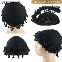 Urkibesota Turban, Chống Nắng Satin Lụa Lót Đầu Quấn, Unisex Ấm Áp Thoáng Khí Mũ Beanie Đầu Khăn Cho Nam