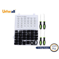 Urlwall 1225 CÁI Vòng chữ O cao su Chống dầu Vòng chữ O Vòng đệm Vòng đệm Các loại Kích thước khác nhau có hộp với 4 chiếc Trình điều khiển phớt dầu xanh
