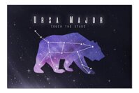 Ursa Major - Touch the Stars - Constellation Silhouette with Night Sky - Color 94571 (19x27 Premium 1000 Piece Jigsaw Puzzle for Adults, Made in USA!)