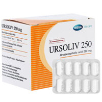 Ursoliv 250, cải thiện chức năng gan trong xơ gan nguyên phát, tán sỏi