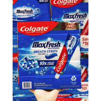 [US] Kem đánh răng Colgate Max Fresh Whitening 10X Cool ( 206g) - Hàng Mỹ 🇺🇸🇺🇸🇺🇸sét 5 cây