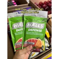 [USA] Kẹo ngâm Halls thông cổ giảm ho (25 viên) - vị cam quýt