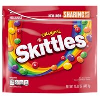(U.S.A)Kẹo Trái Cây Skittles Sharing Size - nhiều vị, 442.3g