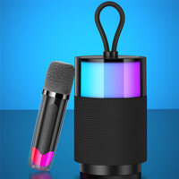 USAMS bluetooth 5.3 Speaker Music Wireless Speaker With Microphone 360° Stereo Sound Outdoor Colorful Subwoofer Portable
