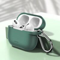 USAMS US-BH568 Pure Silicone Shockproof Earphone Storage Case with Keychain for Apple Airpods 3 Airpods Pro