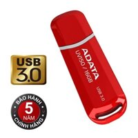 USB 16Gb 3.0 ADATA UV150 (Đỏ) - Hãng phân phối chính thức