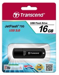 USB 16GB Transcend JetFlash 700 USB 3.0 Flash Drive (TS16GJF700)