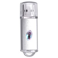 USB 2.0 Flash Memory Stick Pen Drive Storage Thumb Color:Silver Capacity:256MB