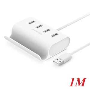 USB 2.0 Hub 4 Port With Power Port CR123 Ugreen 30224 1M