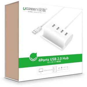 USB 2.0 Hub 4 Port With Power Port CR123 Ugreen 30224 1M