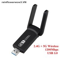 Usb 3.0 1200Mbps Thu Sóng Wifi 5GHz 2.4Ghz 802.11AC Thẻ