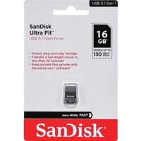 USB 3.0 16G Sandisk CZ430 Ultra Fit Chính hãng (USB 3.1 Gen 1)