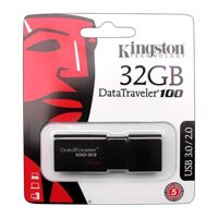 USB 3.0 32GB Kingston DataTraveler 100 G3 Tốc Độ Cao BH 24 Tháng - Giá Siêu Rẻ