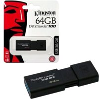 USB 3.0 64Gb Kingston DT100G3 DataTraveler tốc độ cao [BH 1 năm]