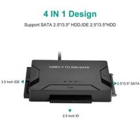 USB 3.0 đến SATA IDE 3 Cáp SATA đến Bộ chuyển đổi USB Hỗ trợ 2,53,5 inch Cáp chuyển đổi SSD HDD Cáp USB 3.0 Độ dài cáp cứng 100cm