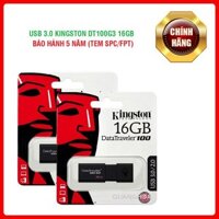 USB 3.0 Kingston 16GB DT100G3 - Bảo hành 60 tháng